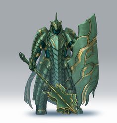 Warrior Spartan, Dragon Armor, Knight Art, Knight Armor, Fantasy Concept Art