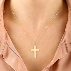 "14K Solid Gold Two Tone Crucifix Pendant, Mini Jesus Crucifix Necklace, Dainty Cross Necklace Gift For Christmas, First Communion Gift. Makes a perfect gift for bridesmaids, mom, wife, girlfriend, fiance or anybody else that is special to you. Comes in a cute gift box ready for gifting. Make it your own and add it to any outfit to add elegance and interest. The perfect versatile piece! D E T A I L S Material: * 100% 14K(585) Real Gold (no gold-filled or no gold plated material) Karat: 14k (585) 14k Gold Cross Pendant Jewelry Gift, Gold Cross Pendant Jewelry Gift, Personalized 14k Gold Cross Pendant Necklace, Personalized Cross Pendant Jewelry For Gifts, Personalized Cross Pendant Jewelry Gift, 14k Gold Cross Necklace For Gift, Yellow Gold Cross Necklace For Gift, Gold Plated Pendant Cross Necklace Gift, Personalized Gold Cross Jewelry Gift