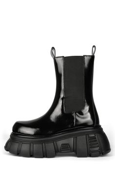 STOMPED Mid-Calf Boot DV Black Box 6 Ice Clothes, Light Up Dresses, Buffalo Boots, Boot Fits, Burgundy Boots, Platform Chelsea Boots, Shoe Bags, Fancy Shoes, Swag Shoes