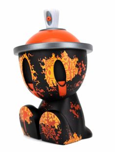 Hellfire OG Canbot Canz AP Artist Proof Art Toy by Czee13 Orange Artwork, Crazy Crafts, Vinyl Art Toys, Street Graffiti, Vinyl Signs, Graffiti Artist, Boba Fett, Vinyl Art, Art Toy