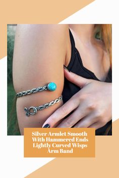 Gothic Silver Turquoise Armlet Arm Cuff Bracelet, Arm Cuff, Silver Anklets, Silver Gifts, Gothic Jewelry, Online Jewelry Store, Trendy Jewelry, Arm Candy, Handmade Accessories