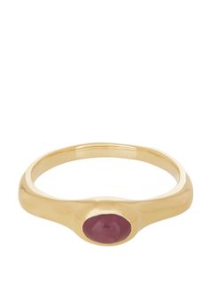 Cecil Ring - Ruby – Mondo Mondo Classic Yellow Gold Ruby Cabochon Ring, Classic Yellow Gold Cabochon Ruby Ring, Yellow Gold Cabochon Ruby Ring, Classic Gold Ruby Cabochon Ring, Classic Gold Ruby Ring With Cabochon, Gold Domed Ruby Ring With Gemstone, Gold Ruby Ring With Domed Shape, Modern Gold Oval Ruby Ring, Modern Oval Gold Ruby Ring