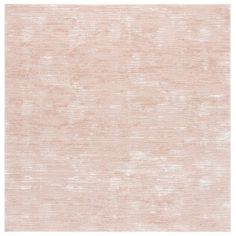 a beige rug with an uneven design on the top and bottom corner, in shades of pink