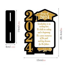 graduation wall decal with the words class of 202