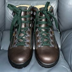 Excellent Gently Pre Owned Condition , Some Marks And Soling On Soles No Major Issues , Odors , Smoking Or Pets , See Pics , Zoom In Outdoor Leather Boots With Laces, Leather Lined Round Toe Hiking Boots, Leather Lined Hiking Boots, Leather-lined Hiking Boots With Round Toe, Leather Lined Hiking Boots With Round Toe, Outdoor Leather Lace-up Boots With Closed Toe, Leather Lace-up Closed Toe Outdoor Boots, Hiking Boots With Leather Lining, Leather Lace-up Boots For Outdoor