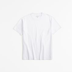 Elevate your casual wardrobe with the Abercrombie & Fitch Women's Essential Premium Polished Oversized Tee. This tee is designed to offer both comfort and style with its heavyweight softAF fabric and biopolish finish, ensuring a crisp feel every time you wear it.

- Size: XS
- Color: White
- Material: Cotton
- Gender: Female
- Fit: Oversized
- Neckline: Crew
- Hem: Straight

Perfect for a relaxed day out or a cozy evening at home, this tee pairs effortlessly with your favorite jeans or leggings, Classic Boxy Fit T-shirt For Summer, Classic Short Sleeve T-shirt For Everyday, Classic Plain T-shirt With Relaxed Fit, Classic Relaxed Fit T-shirt For Everyday, White Relaxed Fit Essential Top, Classic Relaxed Fit Plain T-shirt, Classic Boxy Fit T-shirt For Everyday, Minimalist Relaxed Fit Short Sleeve T-shirt, White Organic Cotton Short Sleeve Tops