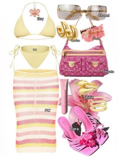 Island Birthday Outfit, Birthday Vacation Outfits, Birthday Outfit Beach, Tropical Island Outfits, Cancun Fits, Cabo Fits, Love Island Bikinis, Island Outfits, Pool Party Outfit