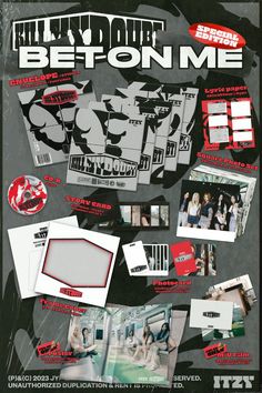 the back cover of an album with pictures and text