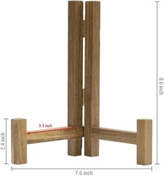 the measurements for a wooden bed frame