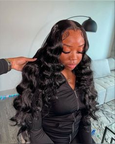 Manifesting School, Wig Installation, Wigs Hairstyles, Loose Wave Hair, Full Lace Frontal, Weave Ponytail Hairstyles, Frontal Wig Hairstyles, Black Ponytail Hairstyles, Edges Hair