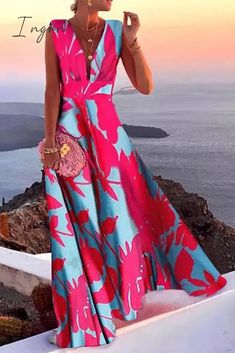 Details: Material: Blending Style: Casual Pattern Type: Print Element: Patchwork Neckline: V Neck Silhouette: Cake Skirt Sleeve Style: Off The Shoulder Sleeve Length: Sleeveless Dresses Length: Ankle Length Fit Type: Regular Type: Full Print Size(in) Bust Waist S 36.2 30.7 M 37.4 31.9 L 38.6 33.1 XL 39.8 34.3 2XL 40.9 35.4 Tips:Due to the many variations in monitors, the color in the image could look slightly different, please take physical design and color shall prevail.Please allow 0.4"-1" differs due to manual measurement. Stylish Tunic Tops, White Summer Shirt, Silhouette Cake, Stylish Tunic, Cake Skirt, Spring Blouses, Beige Plaid, Sleeveless Dresses, Black And White Shirt