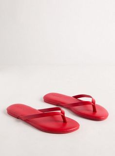 FIT Extra wide width (WW): Our unique fit gives you extra wide width and extra room around your whole foot. Extra cushioned footbed. MATERIALS + CARE Man-made materials. . 100% polyurethane. . Imported. DETAILS Thong toe. . The best plus size women's sunnie flip flop (ww) flip-flops in red made of pleather. Rock your look from Torrid to Festivals like Coachella and Lollapalooza, a concert, a show, or just for fun! Red Flip Flops, Best Flip Flops, Disney Leggings, New Street Style, Shoes For Leggings, Unique Fits, Red Sandals, Shopping Day, Extra Room