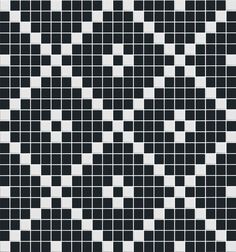 a black and white checkered tile pattern