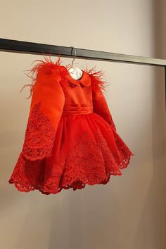 Hazel Red Baby Dress Silver Flower Girl Dress, Sequin Dress Outfit, Red Baby Dress, Red Tulle Skirt, Purple Flower Girl Dress, Flower Girl Dresses Blue, Satin Belt, Girls Blue Dress, Toddler Flower Girl Dresses