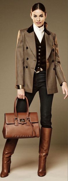 English Country Fashion, Countryside Fashion, Country Fashion, Blazer Outfits, Country Outfits, Classic Outfits, Mode Vintage, Style Outfits, Autumn Winter Fashion