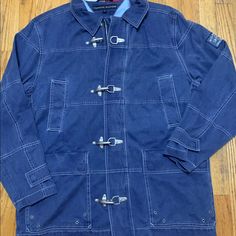 Vintage Denim Tommy Firefighter Jacket Used Good Condition. Firefighter Jacket, Tommy Hilfiger Jacket, Coats Vintage, Tommy Hilfiger Jackets, Vintage Denim, Firefighter, Mens Jackets, Tommy Hilfiger, Color Blue