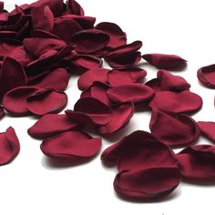 PRICES MAY VARY. Packing: There are 200 pieces of rose silk petals in each package, the size of each piece is 1.5 to 2 inches, and the color is Burgundy; Material: 100% handmade silk rose petals, using high-quality satin silk fabric, the appearance is very real, the image is lifelike, and will never fade, can be washed, can be reused; Uses: This product is very suitable for weddings, Valentine's Day, Valentine's banquets, wedding anniversary celebrations, and various splendid banquet occasions. Fake Rose Petals, Bridal Shower Table Decorations, Rose Petals Wedding, Silk Rose Petals, Bridal Shower Tables, Dinner Party Table, Red Rose Petals, Wedding Romantic, Wedding Petals