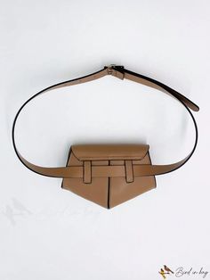 BirdinBag - Stylish Mini Leather Waist Bag for Women - Fashionable Belt Bag and Fanny Pack Large Capacity Brown Belt Bag For On-the-go, Brown Large Capacity Belt Bag For On-the-go, Trendy Brown Leather Pouch, Travel Pouch Bag With Belt, Travel Pouch Bag With Belt Detail, Trendy Belt Bag With Removable Satchel Pouch, Trendy Satchel Belt Bag With Removable Pouch, Brown Belt Bag For Daily Use, Travel Pouch Shoulder Bag With Belt