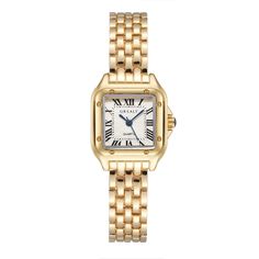 Women'S Watches Fashion Square Watch Brand Ladies Quartz Wristwatch Classic Gold Silver Simple Femme Stainless Steel Band Clocks Square Watches, Watches Women Black, Gold Watches Women, نظارات شمسية, Womens Watches Luxury, Girls Watches, Gold Alloys, Luxury Women Fashion, Classic Watches