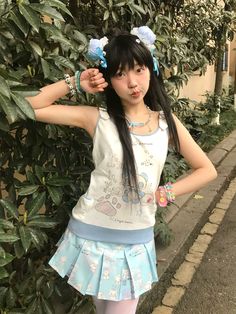 ❤︎Subculture tank top tops❤︎ Girly Tops, Bear Ears, Hooded Vest, White Tops, Cool Outfits, Tank Top, Tank Tops, Outfit Inspo, White