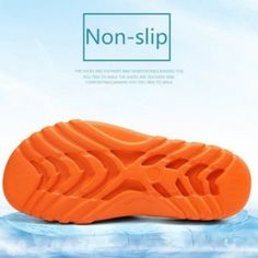 Men's Shoes Online Sale Orange Non-slip Flat Sandals, Orange Flat Non-slip Sandals, Black Waterproof Slides For Summer, Waterproof Round Toe Slides For Summer, Waterproof Summer Slides With Round Toe, Men Shower, Eva Sandals, Shower Sandals, Crocs Clogs