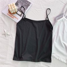 Brand Name: SusiRitaOrigin: CN(Origin)Material: COTTONMaterial: PolyesterDecoration: NONEClothing Length: SHORTAge: Ages 18-35 Years OldItem Type: TopsTops Type: CamisFabric Type: BroadclothModel Number: Crop Top WomenGender: WOMENStyle: Street StyleStreet Style: CasualPattern Type: Solid Solid Color Tank Top With Tank Straps For Summer, Black Summer Vest Top, Black Vest Top For Summer, Trendy Solid Cami Vest, Summer Solid Color Tank Vest, Solid Color Tank Vest For Summer, Trendy Solid Color Spaghetti Strap Camisole, Cotton Sleeveless Vest With Built-in Bra, Casual Spaghetti Strap Tank Top In Solid Color