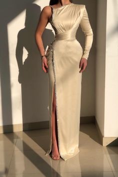 Split Prom Dresses, فستان سهرة, Mermaid Evening Dresses, Mermaid Fashion, Long Prom Dress, Prom Dresses Long, Summer Fall, Occasion Dresses, Elegant Dresses