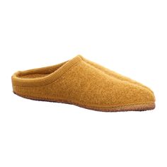 Discover unmatched comfort and style with our Haflinger Alaska Women's Slippers in vibrant yellow. Designed for the fashion-forward young adult, these slippers combine cozy warmth with durable craftsmanship. Perfect for lounging at home or quick outings, they are a must-have for those who value both style and functionality. The footbed provides excellent support for day-long comfort, making them your go-to choice for indoor footwear.Our Haflinger shoes, made from 100% natural wool and high-quality leather, offer optimal comfort throughout the year. The breathable and skin-friendly materials keep your feet warm in winter and cool in summer. Our non-slip soles ensure safety on any surface. Choose from a variety of designs to perfectly complement your style—ideal for any occasion. Non-slip Solid Color Slip-on Slippers, Comfortable Yellow Slip-on Slippers, Comfortable Yellow Flat Slippers, Comfortable Solid Color Closed Toe Slippers, Winter Indoor Slippers With Removable Insole, Cozy Outdoor Slippers With Rubber Sole, Outdoor Cozy Slippers With Rubber Sole, Yellow Slip-on Winter Slippers, Yellow Rubber Sole Clogs For Outdoor