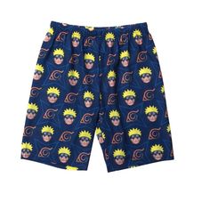 Kids can cuddle up with their favorite ninja whenever they wear this officially licensed Naruto pajama set. The short-sleeve tee features a big colorful graphic of Naruto and his sidekicks, while the included sleep shorts boast an eye-catching repeating pattern of Naruto himself. Crafted from high-quality cotton to keep kids feeling their best overnight, these pajamas provide superior comfort and durability. When it’s time to clean your pajamas, simply machine wash them in cold water with like c Casual Cartoon Print Cotton Sleepwear, Casual Cotton Sleepwear With Cartoon Print, Casual Multicolor Printed Sleepwear, Casual Blue Printed Sleepwear, Casual Black Printed Sleepwear, Casual Character Print Bottoms For Summer, Casual Cartoon Print Short Sleeve Sleepwear, Casual Short Sleeve Cartoon Print Sleepwear, Casual Multicolor Short Sleeve Sleepwear