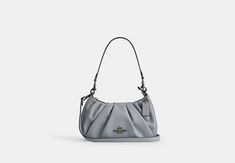 Teri Shoulder Bag With Ruching | COACH OUTLET Sling Bag Mini, Sustainable Bag, Coach Outlet, Again And Again, Find Yourself, Belt Bag, Shoulder Bag Women, Best Seller, Smooth Leather