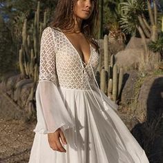 Shop - "Wedding dress" on Storenvy Luxury Bohemian A-line Dresses, Simple Boheiemien Wedding Dress, Hippie Wedding Dress Plus, Summer Wedding Dress With Sheer Sleeves, Fitted Chiffon Dress For Beach Wedding, Summer Wedding Dress With Sheer Bodice, Summer Beach Wedding Dress With Lace Bodice, November Wedding Dress, Bohemian Wedding Gowns