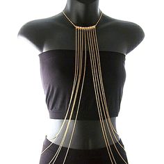 New In Package By L.A. Jewelry Work Those Summer Looks, Dancing, Party, Concert, Casual With Jeans Or Dressy With Some Bling. Great Over Simple Dress Or Bathing Suits You'll Get All The Attention. Gold Chain With Gold Metal Details One Size Fits All Summer Party Clavicle Chain Necklace, Summer Party Chain Body Jewelry, Summer Party Body Chain With Clavicle Detail, Summer Party Body Jewelry With Chain, Summer Party Body Chain Jewelry, Summer Party Clavicle Body Chain, Silver Body Chain With Clavicle Detail For Festival, Party Body Jewelry With Metal Chain, Silver Clavicle Chain Body Chain For Festival