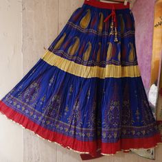 More Skirts in our shop https://www.etsy.com/shop/neelcreations/?section_id=15985636 This Indian skirt has elastic waistband for a perfect fit. Beautifully printed with nice color combinations. Waist: 24 inch stretchable up to 40-42 inches Length: 40 inch This is a perfect wear to a dinner party dance party or anywhere you want to let yourself loose. NOTE : There might be slight color variation due to different colour settings. Nice Color Combinations, Pakistani Dresses Party, Skirt Indian, Dance Skirts, Batik Skirt, Bridesmaid Skirts, Indian Skirt, Women Dance, Girls Party Wear