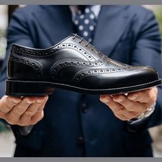 "Step into timeless elegance with these Classic Men's Handmade Genuine Leather Brogue Oxford Lace Up Wing Tip Dress Shoes. Crafted with precision and attention to detail, these shoes exude sophistication and style. Whether you're attending a formal event or dressing up your everyday attire, these oxford shoes will elevate your look with their exquisite design and superior quality. Make a statement with every step you take. #MensFashion #OxfordShoes #HandmadeLeather #BrogueStyle" Shoes Mens Formal, Shoes Men Formal, Mens Wingtip Shoes, Brown Brogues, Black Brogues, Men Office, Brogues Style, Formal Office, Wingtip Shoes