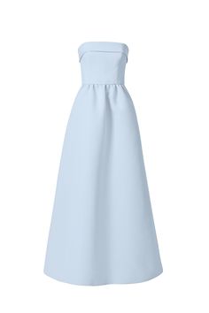 Classic meets casual-cool in this faille style, which features a fitted foldover strapless bodice and wide dirndl skirt with side pockets—a perfect pick for any type of wedding. Shown in Platinum. Amsale Bridesmaid Dresses, Amsale Bridesmaid, Amsale Dress, Dirndl Skirt, Looks Party, Inspiration Mode, Fancy Dresses, Dream Dress, Guest Dresses