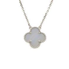 Used Van Cleef & Arpels Vca Alhambra Necklace, Chalcedony, White Gold, Vcard34900 (Sku: Gzl14cr3) === General === Brand : Van Cleef & Arpels === Design === Necklace Type : Necklace Gender : Women Material : White Gold (18k) Stone : Chalcedony === Size === Neck Circumference : 41 Cm / 16.14'' Pendant Size : 14mm X 14mm / 0.55'' X 0.55'' === Included Items === Accessories : Box Accessories Notice : Before Purchasing, Please Refer To The Images Of The Accessories Included With The Item. === Conditi Vca Alhambra Necklace, Jewelry Van Cleef, Alhambra Necklace, Box Accessories, Accessories Box, Van Cleef Arpels, Van Cleef, Mint Condition, Luxury Branding