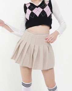 Model (WearingS):Height: 178cm | Bust: 89cm | Waist: 60cm | Hip: 89cmDetails:K-Pop-inspired Pleated High Waisted SkirtLength:ShortMaterials:100% Polyester Winter Beige Pleated Mini Skirt, High Waist Stretch Pleated Skirt For Fall, High-waist Stretch Pleated Skirt For Fall, High Waist Pleated Skirt For Fall, High Waist Pleated Tennis Skirt For Fall, Winter Beige Pleated Skirt, High Waist Pleated Skort For Winter, High-waisted Pleated Skort For Winter, High Waist Beige Skirt For Winter