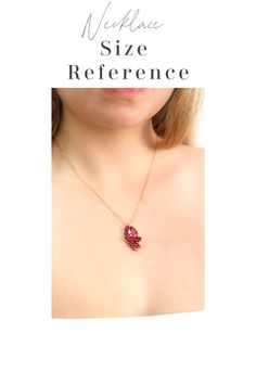 "Red Ruby Necklace, Garnet Red Crystal Necklace, Red Crystal Swarovski Gold Necklace, Bridal Red Crystal Necklace, Gift For Her Matching Jewelry https://etsy.me/3dVbgsD Matching Earrings https://etsy.me/2X8QL5P Matching Bracelet Petite Delights is an Official SWAROVSKI® Branding Partner Our brand is legally licensed & authorized By Swarovski Company for high-quality manufacturing. Details : ♥ Materials- Gold Plated Over Brass, The necklace is 14 k Gold Filled 925 Sterling Silver CRYSTALLIZED Gold Necklace Bridal, Red Ruby Necklace, Red Crystal Necklace, Bridal Clip, Bridal Roses, Garnet Red, Ruby Crystal, Necklace Bridal, Necklace Red