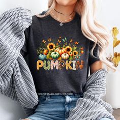 This Retro Pumpkin Fall Shirt is the perfect gift for This wonderful season. It will make the best gift for a friend, family or yourself. PRODUCT DESCRIPTION: Bella Canvas Unisex T-Shirt Super soft cotton and excellent quality print. 100% soft cotton Runs true to size Our Relaxed Fit T-shirt (Bella + Canvas style 3001) is unisex, a little small for men and about a half size large for women. For t-shirt sizes, please see the listing image. CARE INSTRUCTION: Machine wash: cold (maximum 30oC or 90o Pre-shrunk Long Sleeve T-shirt As A Gift, Long Sleeve Pre-shrunk T-shirt As Gift, Cute Multicolor Fall T-shirt, Casual Halloween T-shirt For Gift, Casual Halloween Tops For Gifts, Casual Long Sleeve T-shirt As Gift, Fall Season T-shirt Gift, Long Sleeve Graphic Tee T-shirt As Gift, Cute Fall T-shirt For Gift