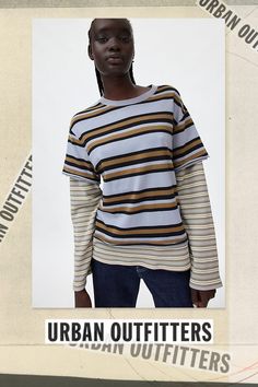 Better-than-basic BDG long sleeve tee in a pre-layered style. Designed in a relaxed, slouchy fit featuring crew neckline & short sleeve tee, with waffle-knit layered long-sleeves and hemline for an effortless vibe. Only at Urban Outfitters. Features BDG Ollie layered twofer tee Layered long sleeve tee Soft and stretchy knit Crew neckline and short sleeves with layered waffle-knit long sleeves Waffle-knit layered hemline Oversized, relaxed fit Tunic length Easy pull-over style UO exclusive Contents + Care 100% Cotton Machine wash Imported Size + Fit Model in Black is 5’9.5" and wearing size Small Measurements taken from size Small Chest: 41" Length: 26" | BDG Ollie Layered Twofer Tee in Green, Women's at Urban Outfitters Trendy Relaxed Fit T-shirt For Layering, Fall Relaxed Fit T-shirt With Shirttail Hem, Trendy Crew Neck Top For Layering, Fall T-shirt With Shirttail Hem For Everyday, Fall Everyday T-shirt With Shirttail Hem, Trendy Spring T-shirt For Layering, Trendy Relaxed Fit Tops For Layering, Long Sleeve T-shirt For Casual Gatherings In Spring, Long Sleeve T-shirt For Casual Spring Gatherings