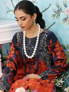 Brand: CHARIZMAProduct Code: BLW3-02BCollection: Charizma Belle Unstitched Embroidered 2Pc Khaddar CollectionFabric: Khaddar DESIGN DETAILS: Printed & Embroidered Khaddar Shirt Printed Khaddar Trouser DISCLAIMER:* Lining, Laces, and Tassels are not included in unstitched variants.* Embellishment items in stitched outfits are subject to market availability.* The actual colors of the outfit may vary from the colors being displayed on your device. CARE INSTRUCTIONS: Extra Fabric Has Been Used For S Pakistani Winter Dresses, Royal Blue Suit, Winter Suits, Add Sleeves, Winter Suit, Suits For Sale, Fabric Stores Online, Pakistani Fashion, Designer Suits