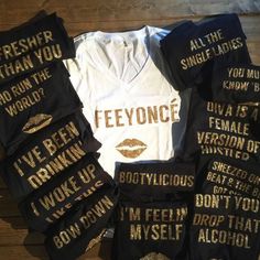 t - shirts that say i've been married and have gold lipstick on them