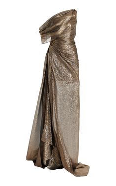 Oscar Dresses, Metallic Dress, Dark Gold, Glam Dresses, Dream Dress, Guest Dresses, Stylish Dresses, Moda Operandi, Pretty Dresses