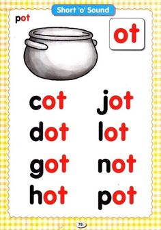 a poster with the words to put on it, and an image of a pot