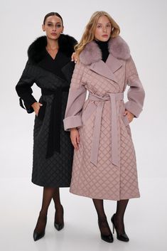 Description: Indulge in luxury with our elegant Fusion Coat. Made with a combination of 2 fabrics and adorned with genuine Polar fox trim, this coat will elevate any winter look. Stay warm and stylish while making a statement among the fashion elite. Product Details: Outer Fabric First: 64% Cashmere, 33% Wool, 3% Elastane Second Fabric Back: Nylon Fur trim: genuine Polar fox fur (dyed) Detachable fur Lined for comfort Length: 46.1 inch/117 cm Notch collar Side pockets Sleeve type length: 7/8 Rem Fur Trim Coat, Notch Collar, Cashmere Coat, Winter Looks, Fox Fur, Fur Trim, Sleeve Type, Stay Warm, The Fashion