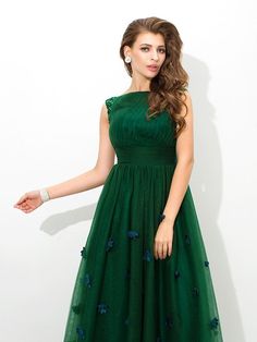 A-Line/Princess Sheer Neck Beading Sleeveless Long Net Dresses Green Sleeveless Evening Dress For Banquet, Embellished Sleeveless Dress For Wedding, Sleeveless Green Evening Dress For Prom, Green Sleeveless Evening Dress For Prom, Sleeveless Green Prom Dress, Green Sleeveless Prom Dresses, Green Sleeveless Bridesmaid Dress, Sleeveless Sequin Bridesmaid Dresses, Green Sequined Sleeveless Evening Dress