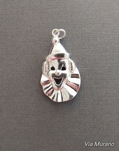 Limited edition sterling silver clown mask charm measuring 31mmx20mm. Weight of charm is 5.81 grams. Every one of our findings undergoes a strict quality control process that ensures customer satisfaction. Perfect for bracelets or earrings. Use them in conjunction with our Snapeez Jump Rings The Ultra Secure | No Solder Jump Ring! Clown Mask, Jump Rings, Quality Control, Limited Editions, Customer Satisfaction, Swarovski Crystals, Etsy Gifts, Limited Edition, Mask