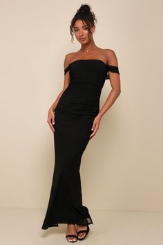 Amazing Presence Black Mesh Ruched Column Maxi Dress Tianas Wedding, Wedding Dresses Canada, Black Maxi Dress Outfit, Bodycon Dress Formal, Ruched Maxi Dress, Maxi Dress Outfit, Mesh Maxi Dress, Black Tie Dress, Black Strapless Dress