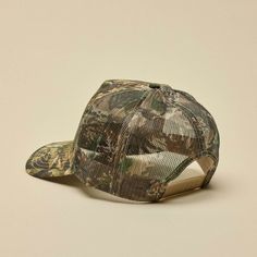 Sunnyday Club patch with camo print and mesh backing. Mid profile Structured trucker hat fit Adjustable snap closure One size fits most Camo Print, Snap Closure, Outdoor Activities, Trucker Hat, Camo, Mesh, Hats