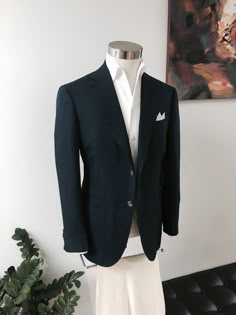 Summer Business Attire, Suit Art, Black Suit Men, The Rake, Suit Collection, Dress Suits For Men, Bespoke Suit